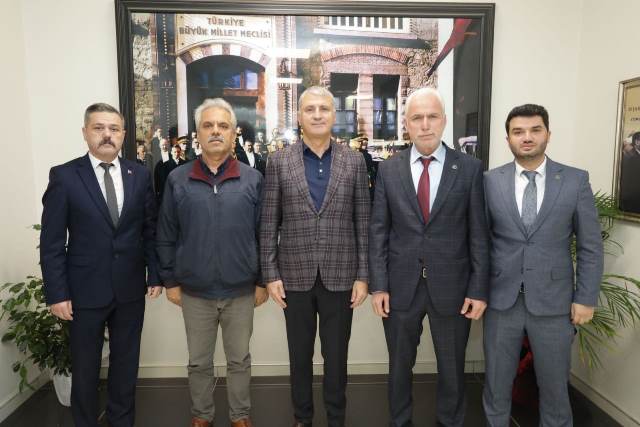 BBP’den A. Akgün Altuğ ve Erdem Ercan’a hayırlı olsun ziyareti 