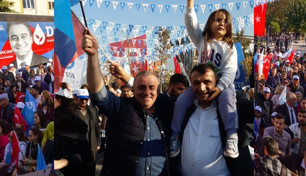 DEVA PARTİSİ İL YÖNETİMİ DENİZLİ MİTİNGİNE KATILDI