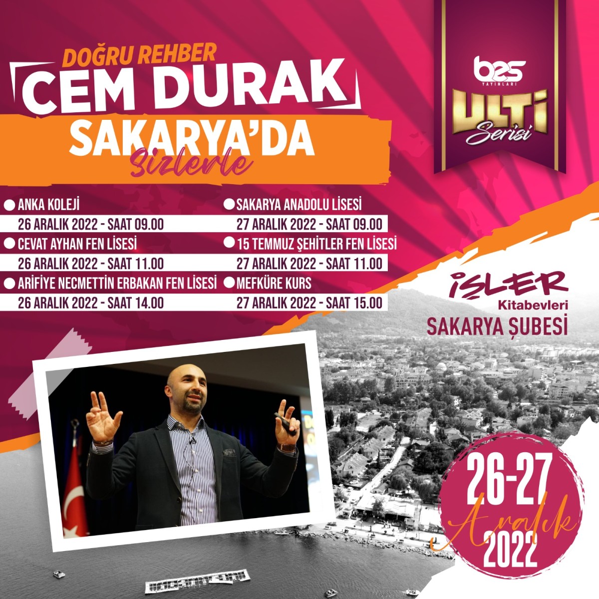 Sakarya’da Geleneksel YKS Seminerleri