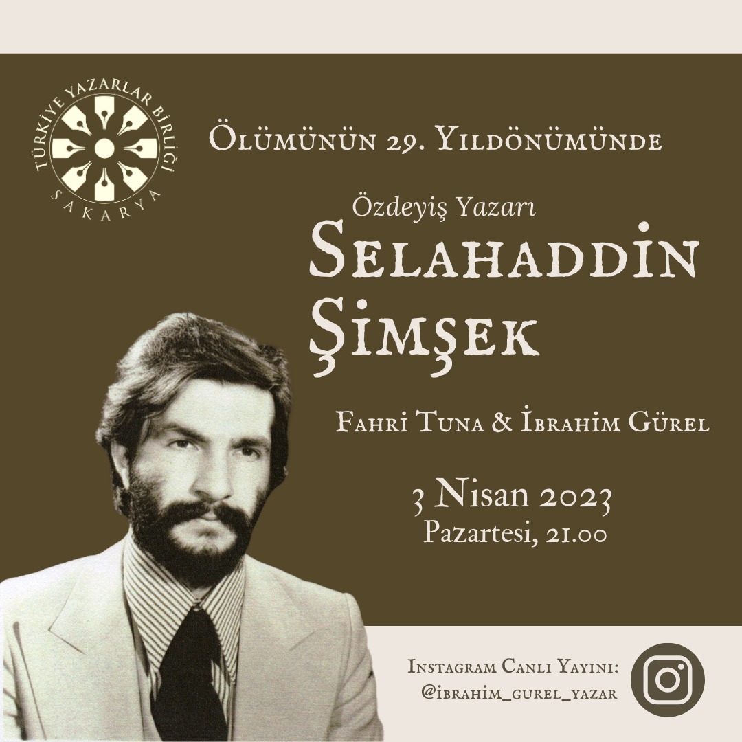 TYB Sakaryadan Selahaddin Şimşek Söyleşisi