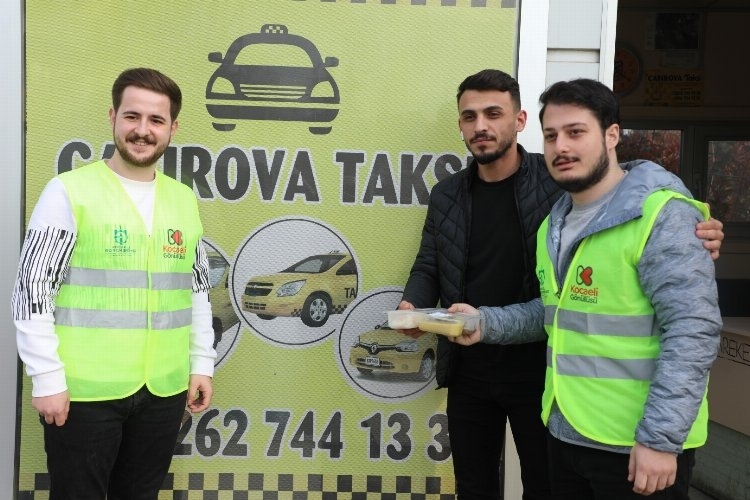 Kocaeli taksici esnafını unutmadı