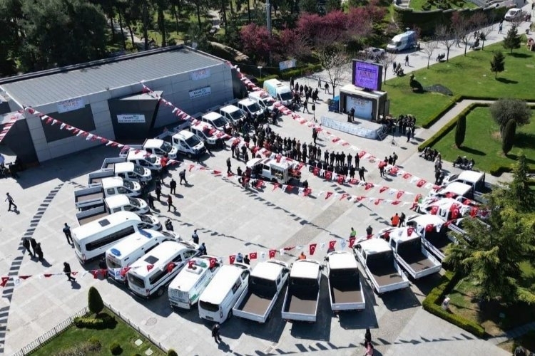 Gebze'nin araç filosuna 26 yeni araç eklendi.