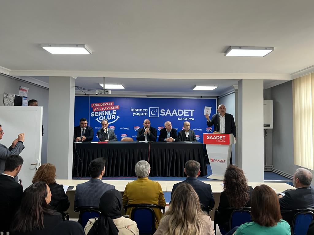 MİLLET İTTİFAKINDAN SAADET PARTİSİNİN EV SAHİPLİĞİNDE ADAY TANITIM TOPLANTISI