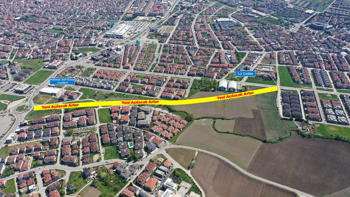 Büyükşehir Serdivan’da yeni duble  yol ile ulaşıma alternatif getiriyor