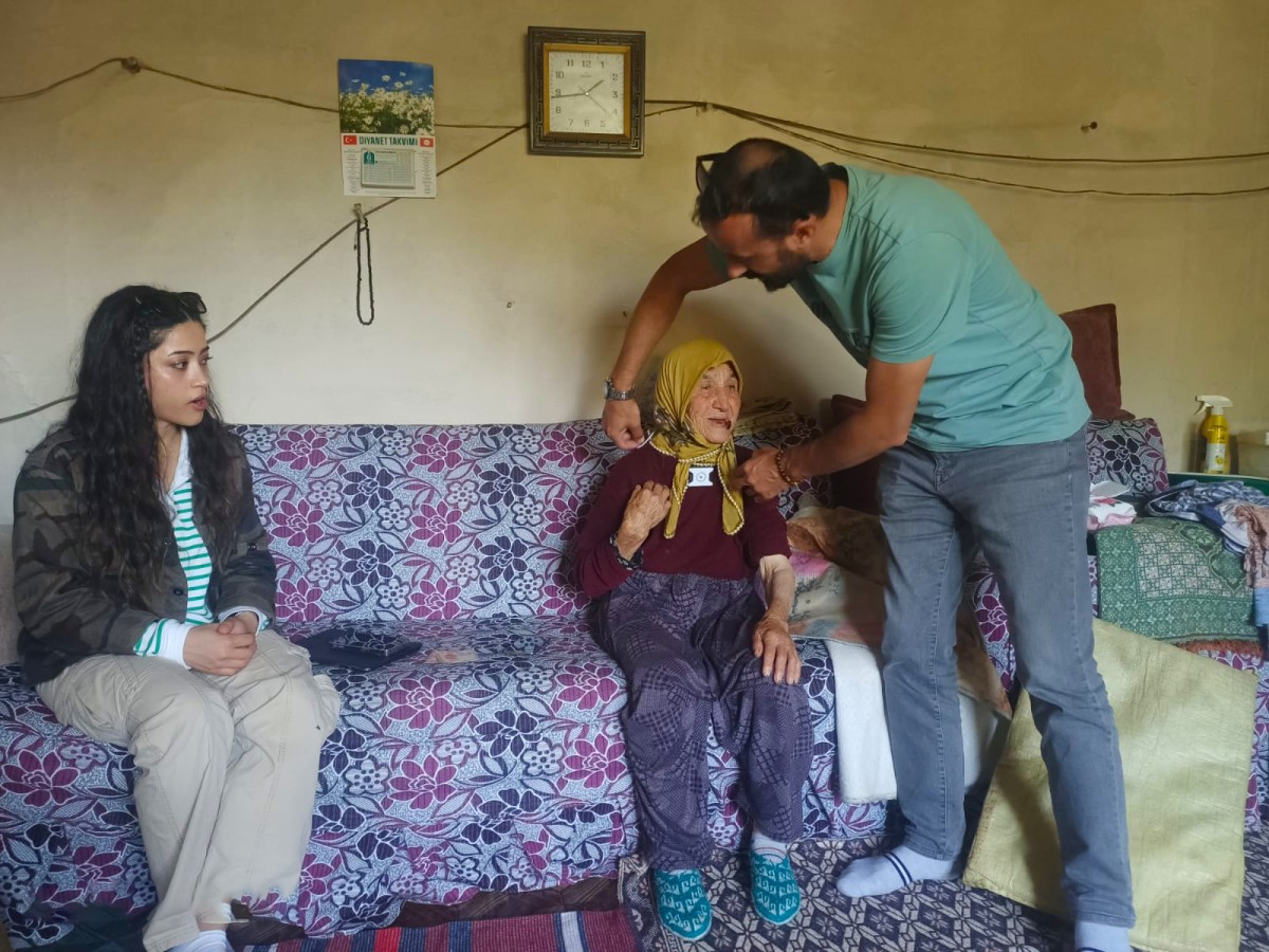 2 gün sonra ormanda bulunan  Yeksune Teyze artık güvende
