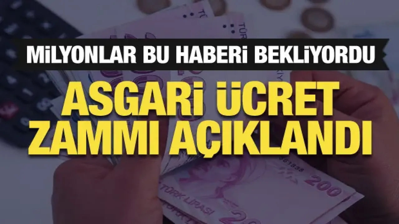 Asgari ücrette ara zam belli oldu