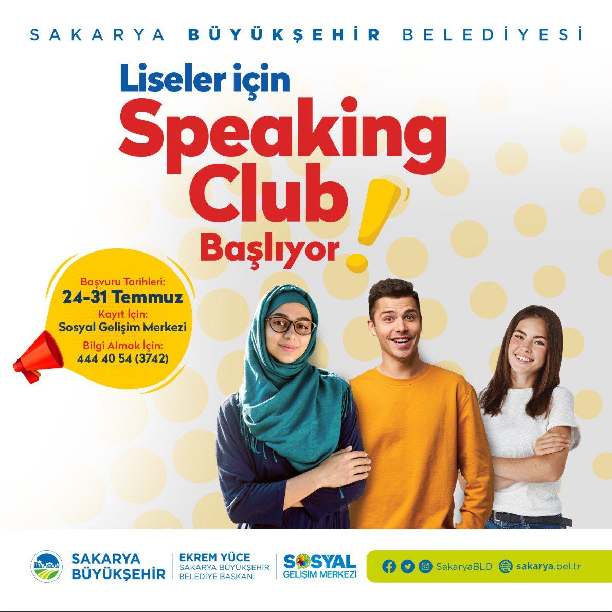 SGM’de Speaking Club  etkinliklerine kayıtlar başladı