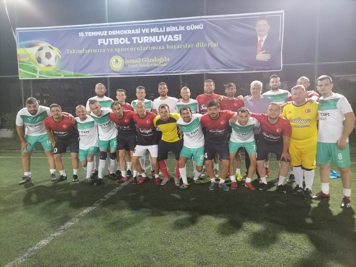 15 TEMMUZ DEMOKRASİ VE MİLLİ BİRLİK GÜNÜ ANISINA FUTBOL TURNUVASI BAŞLADI