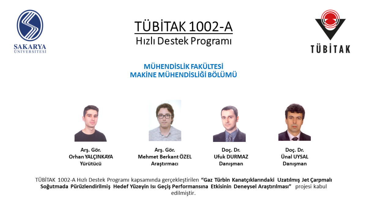 Mühendislik FakültMühendislik Fakültesinden TÜBİTAK 1002-A Proje Başarısıesinden TÜBİTAK 1002-A Proje Başarısı