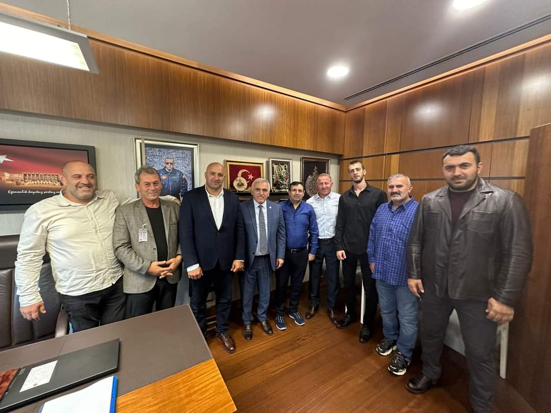 Başpehlivanlardan İnci'ye ziyaret