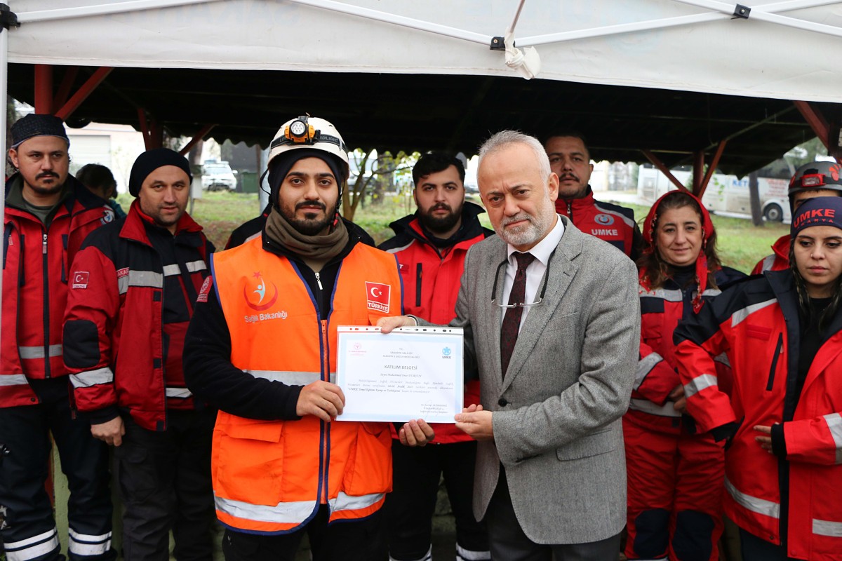 22 sağlık personeli UMKE’ye katıldı
