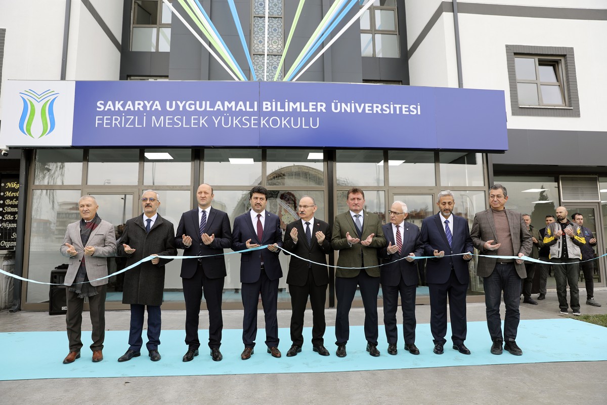 SUBÜ Ferizli MYO’nun yeni binası törenle açıldı