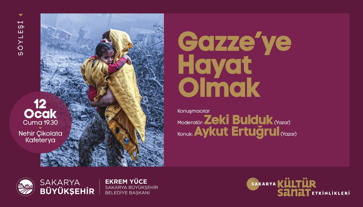 Etkinlikler ‘Gazze’ye Hayat  Olmak’ söyleşisi ile devam edecek