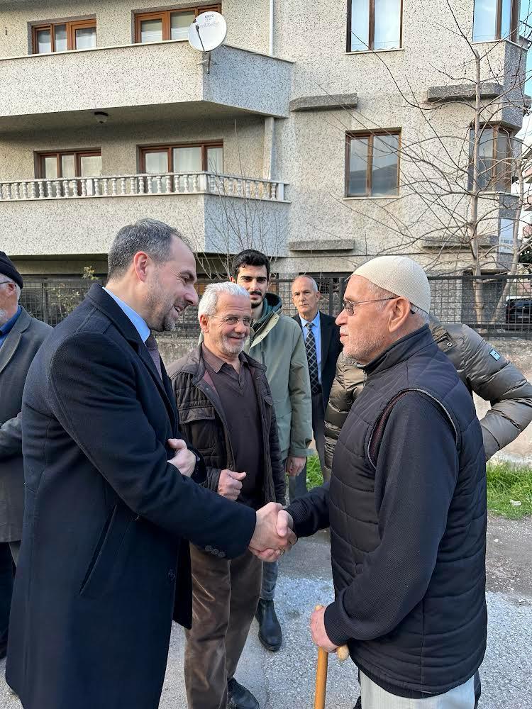 SAADET PARTİSİ ADAYI AYHAN ZİYARETLERİNE BAŞLADI