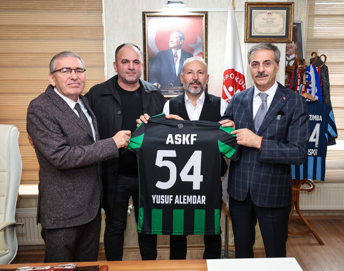 Başkan Adayı Alemdar ASKF ziyaretinde konuştu