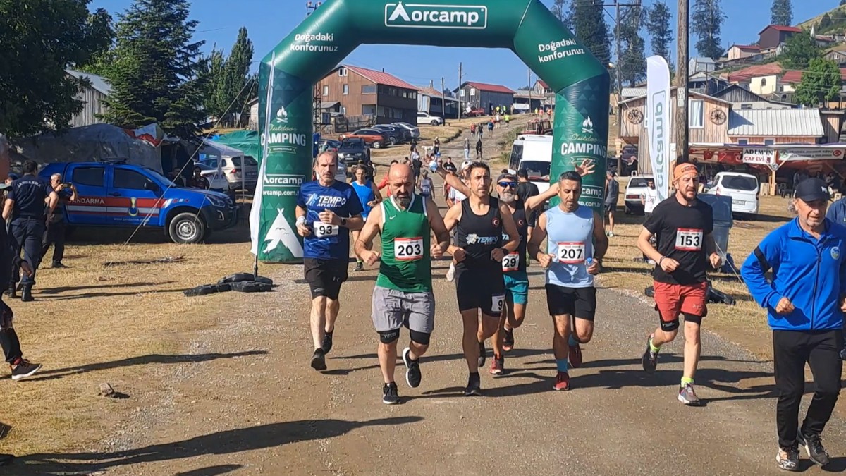 Dikmen Yaylasında  maraton yarışı yapıldı