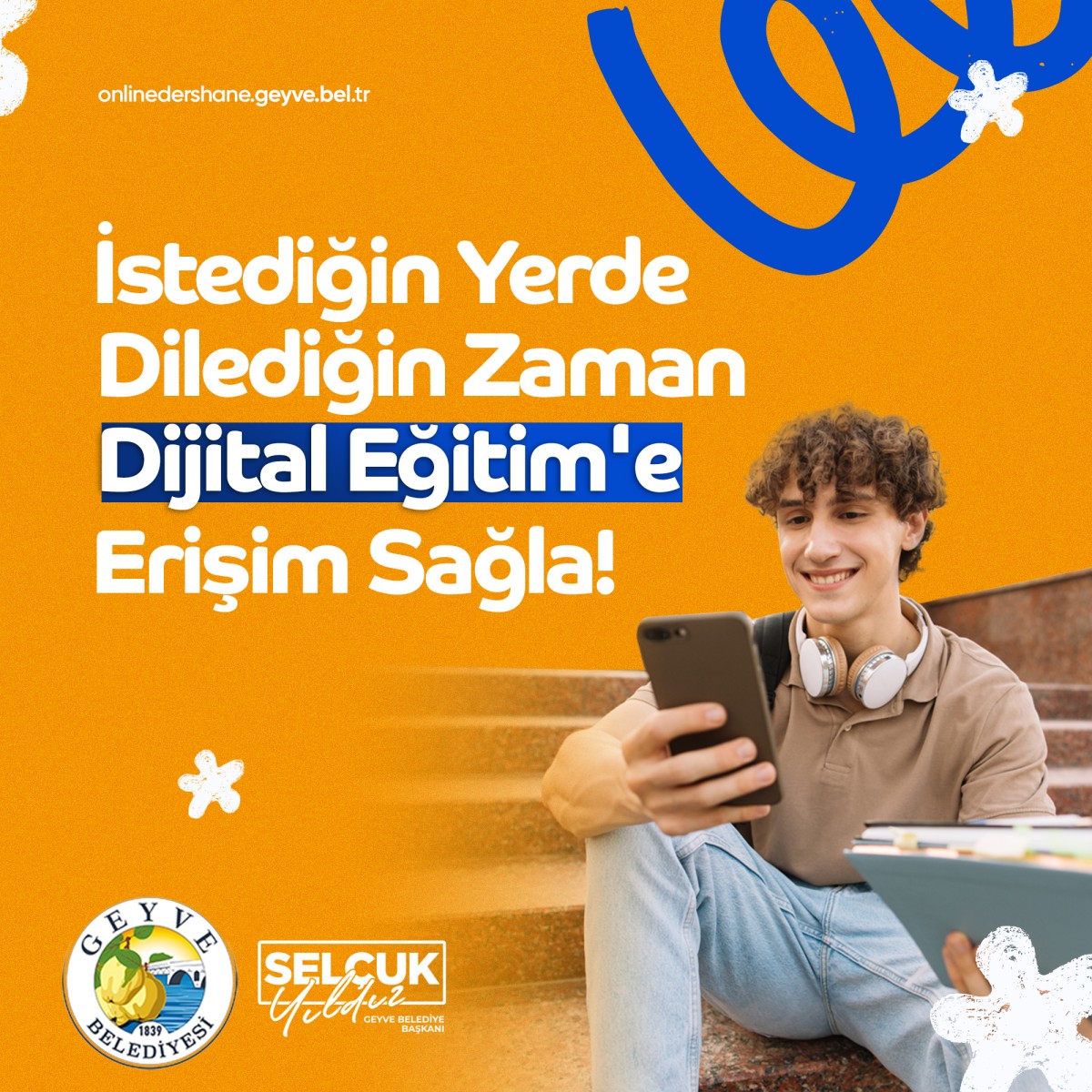 GEYVE’DE BELEDİYESİ’NDEN ONLİNE DERSHANE