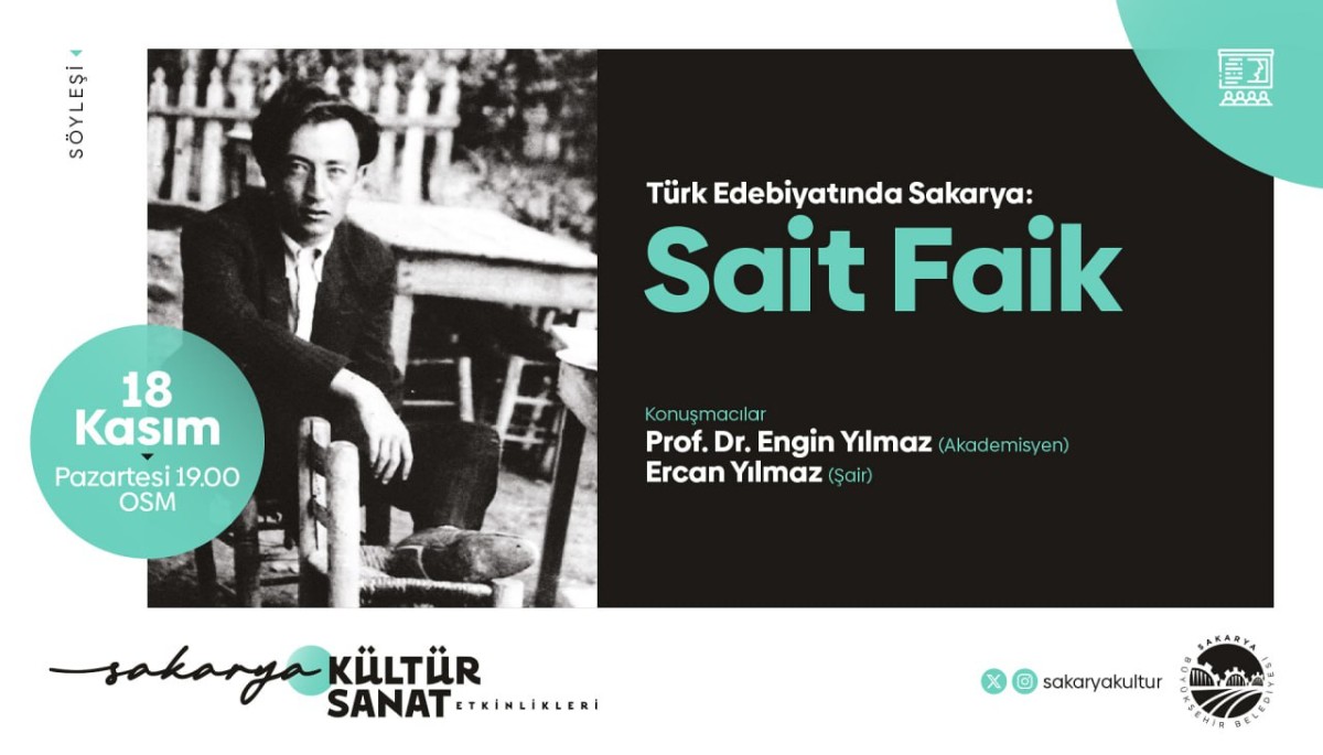 Türk edebiyatının unutulmaz ismi  Sait Faik OSM’de konuşulacak
