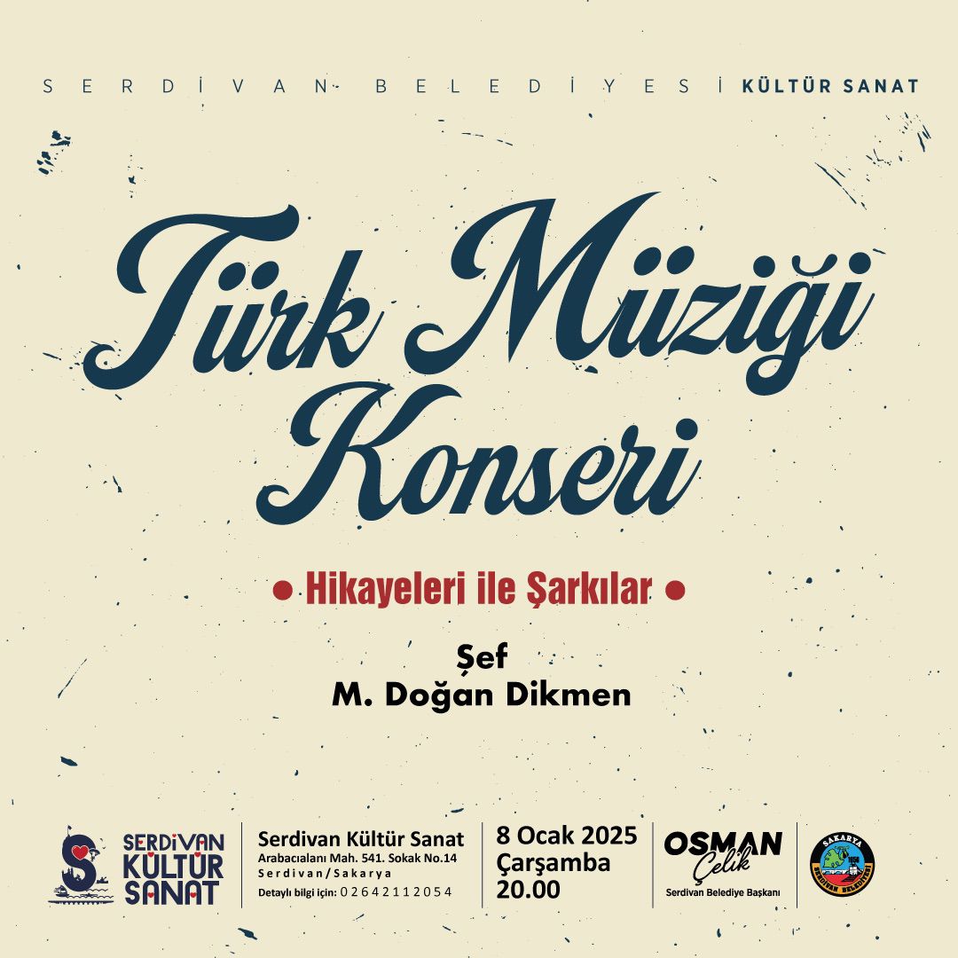 Türk Müziği Tutkunları Serdivan’da Buluşuyor