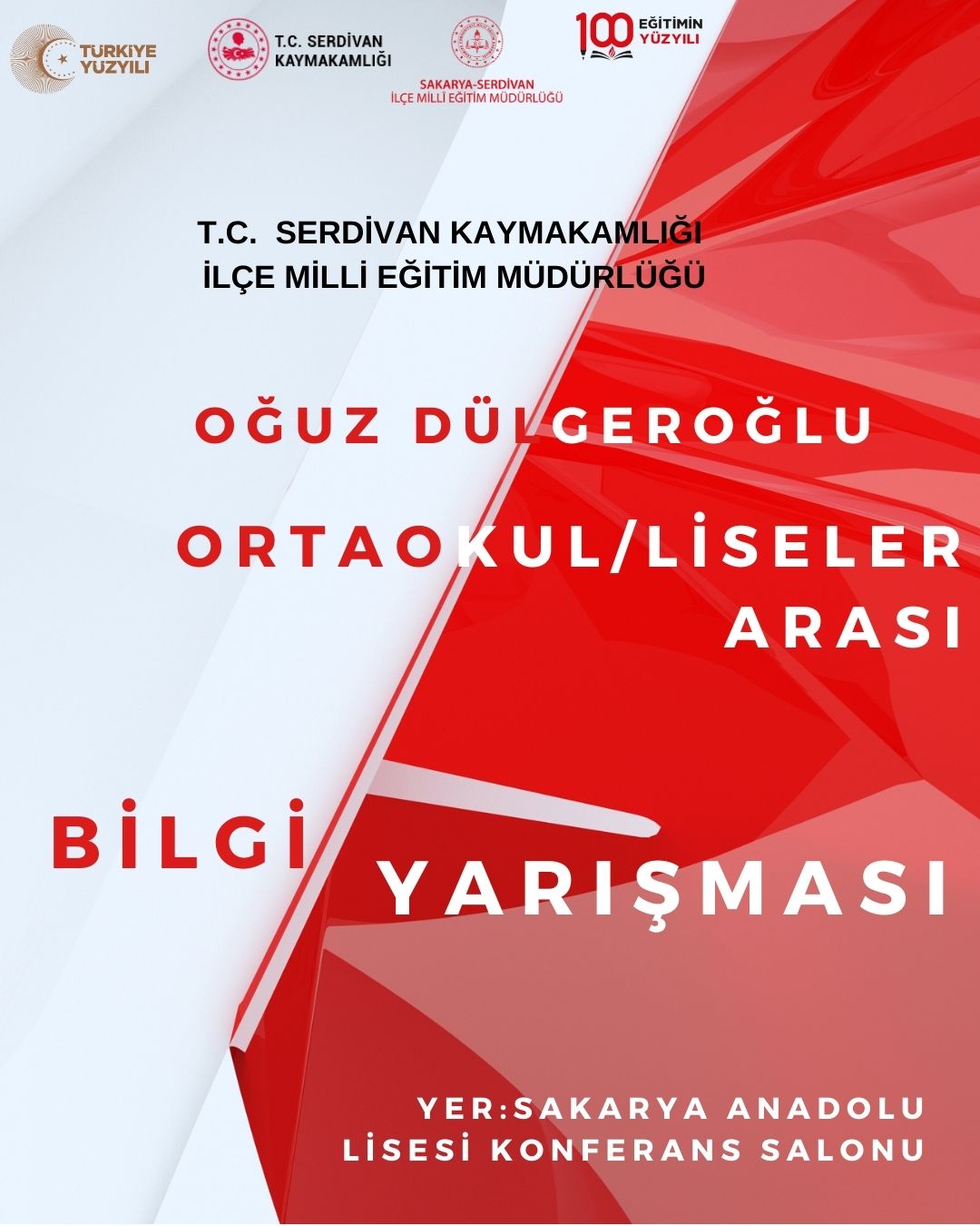 Serdivan Maarif Ailesinde Bilgi Yarışması Heyecanı