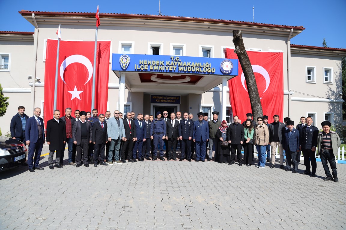 HENDEK’TE TÜRK POLİS TEŞKİLATININ 180. YILI TÖRENLE KUTLANDI