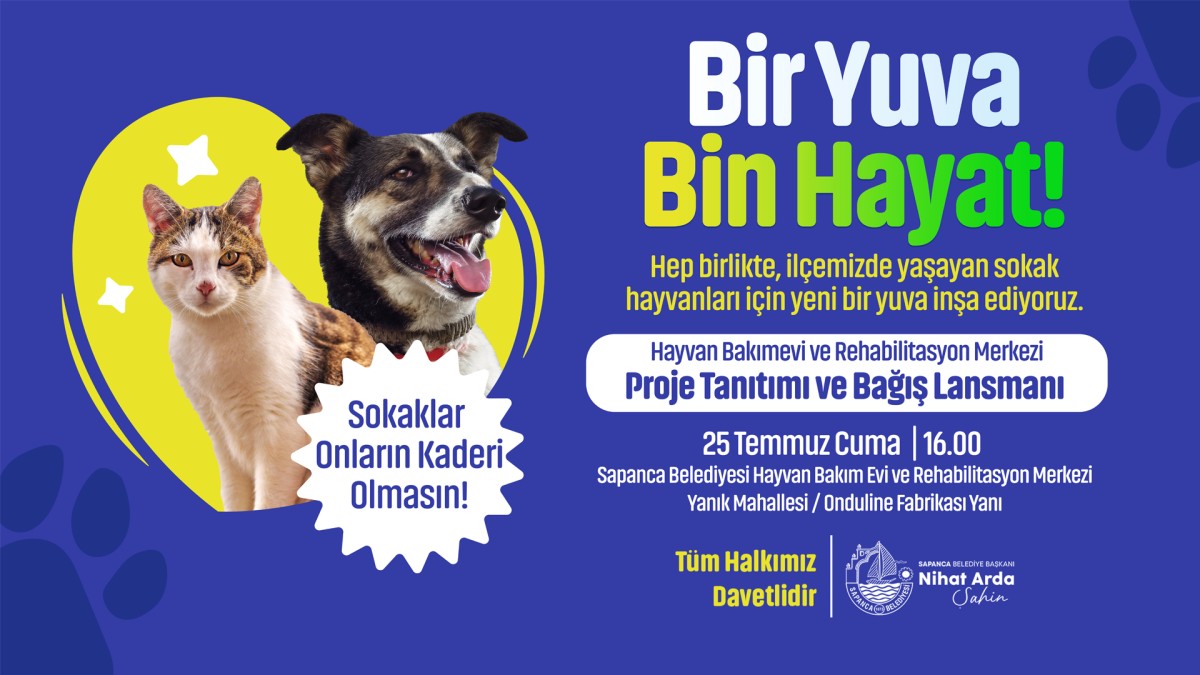 Sapanca Belediyesi’nden Sokak Hayvanlarına Umut Olacak Proje