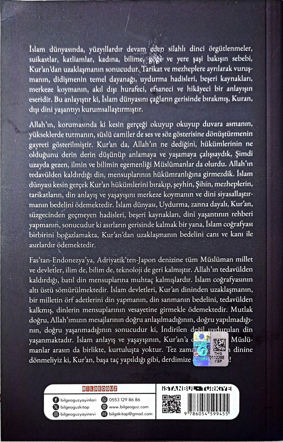 Ali Asilhan’dan yeni Kitap: “Evren-İnsan ve Kur’an”