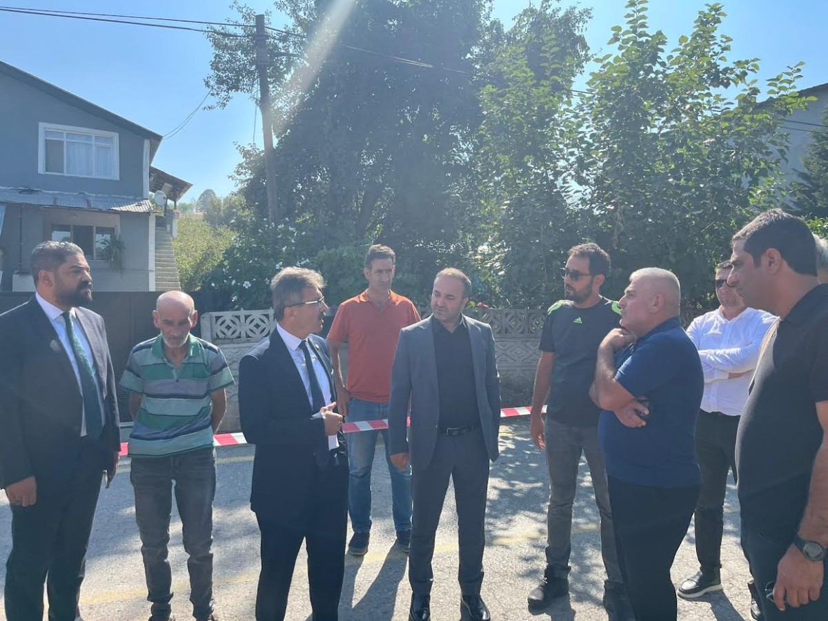 Başkan Dinç, Doğalgaz Çalışmalarını İnceledi 