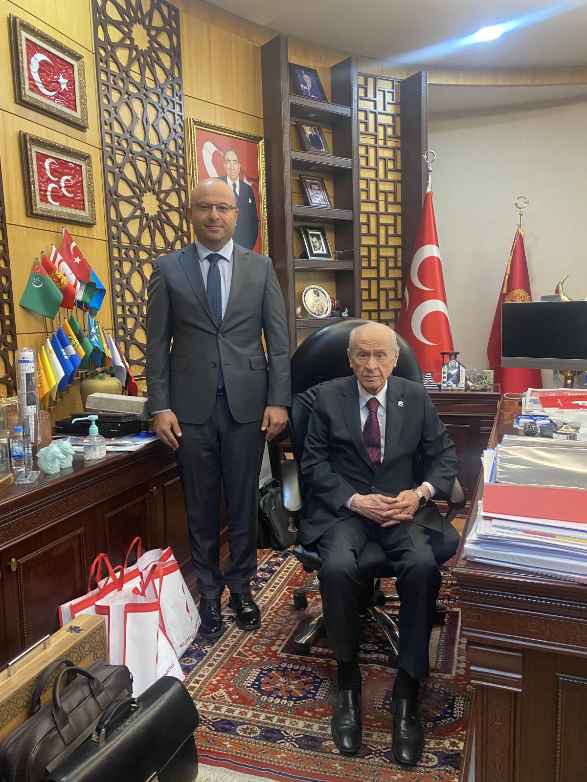 Alkaş’tan Genel Başkan Devlet Bahçeli’ye Ziyaret