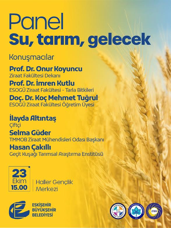 “Su, Tarım, Gelecek” Paneline Davet 