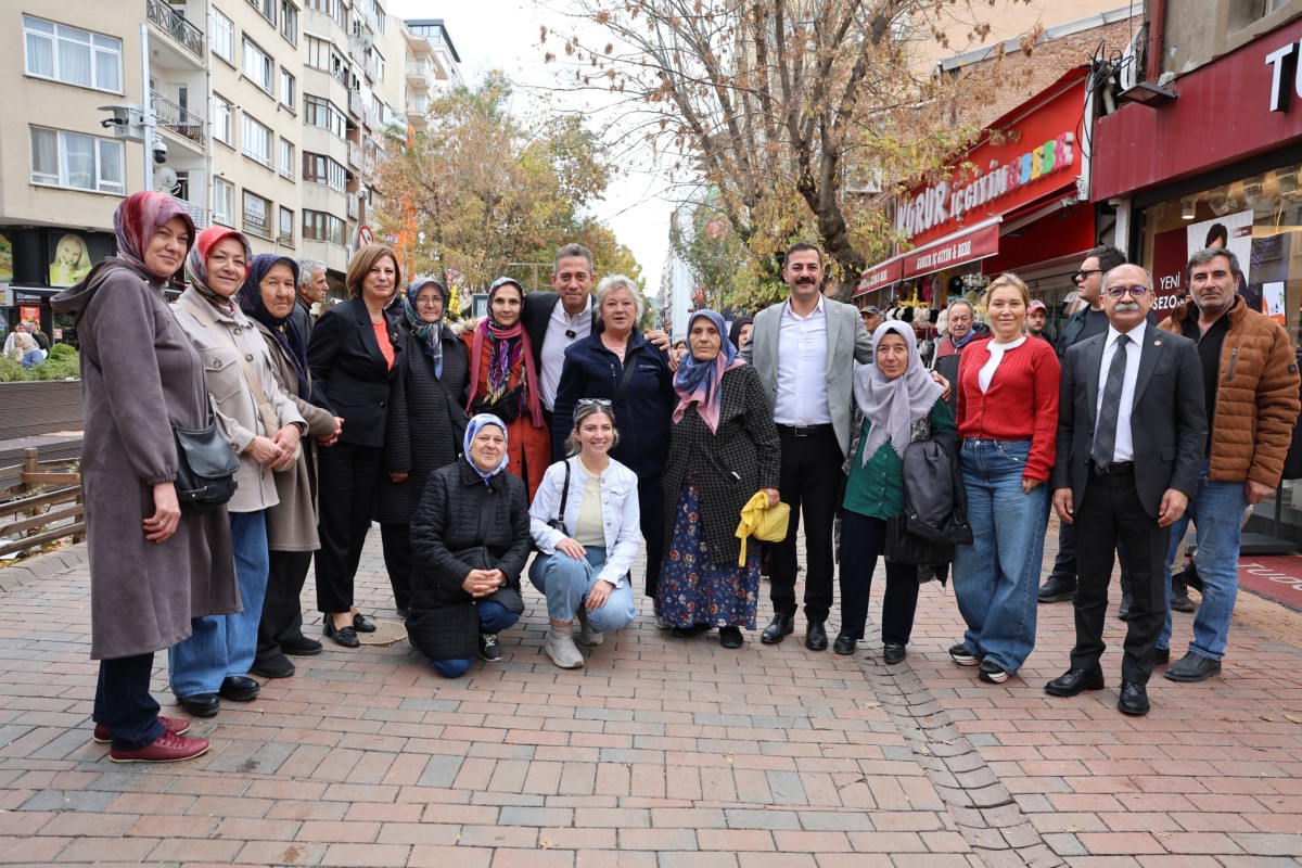 CHP GRUP BAŞKANVEKİLİ BAŞARIR VE BAŞKAN ÜNLÜCE VATANDAŞLA BULUŞTU