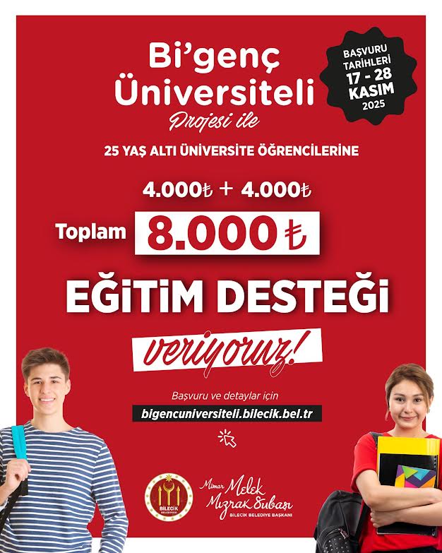 Üniversitel,i Gençlere 8 Bin TL Eğitim Desteği 
