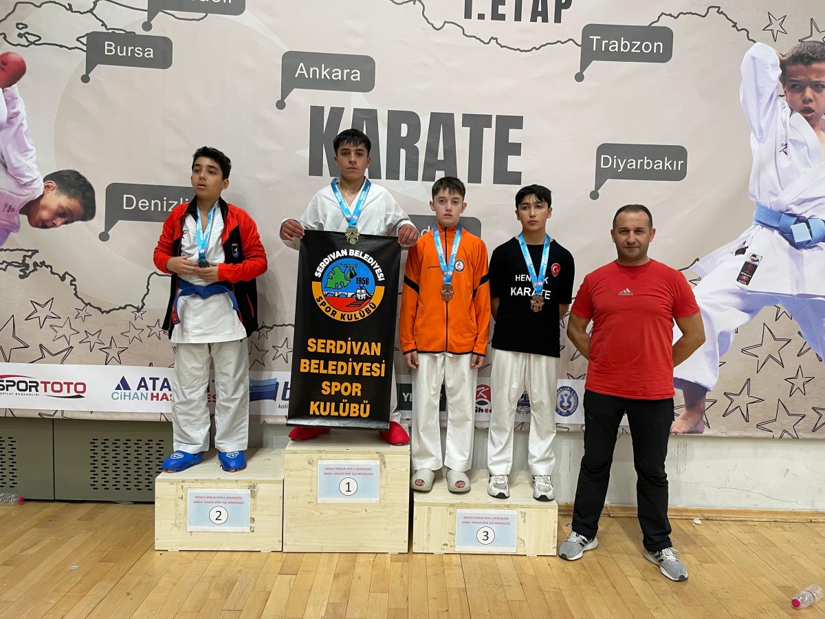 Serdivan Karate Takımı Türkiye Yıldızlar Ligi’ne 27 Madalya ile Damga Vurdu