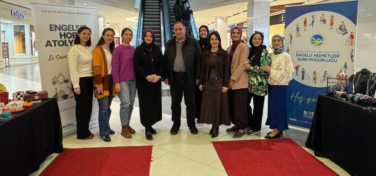 Engelsiz Hobi Atölyelerinin El Emeği Ürünleri Sergilendi
