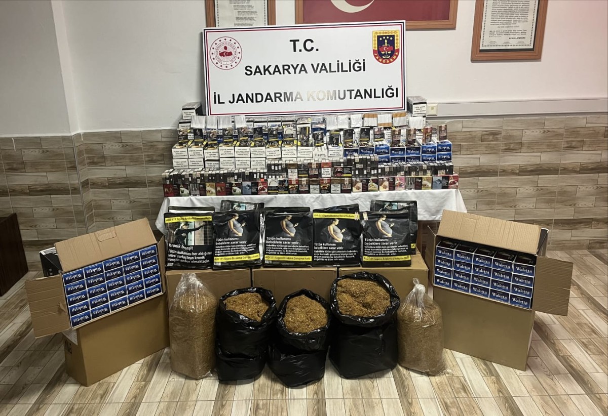 Sakarya’da Kaçak Tütün Operasyonu