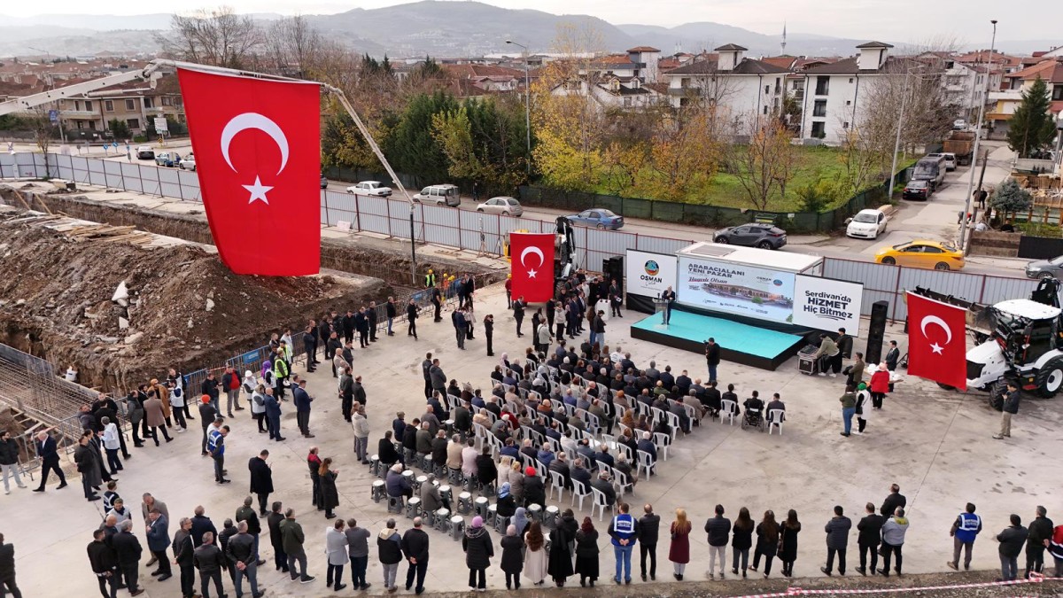  Serdivan’da Yeni Pazar Projesinin Temeli Atıldı