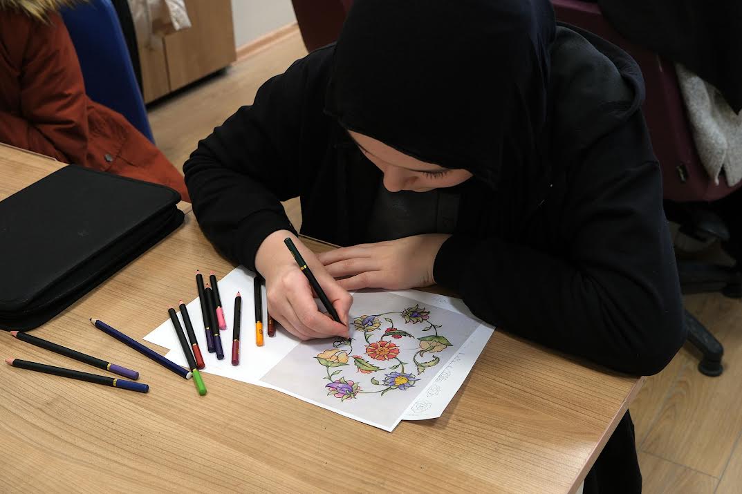 Lise Öğrencileri Tezhip Sanatını Yerinde Tanıdı