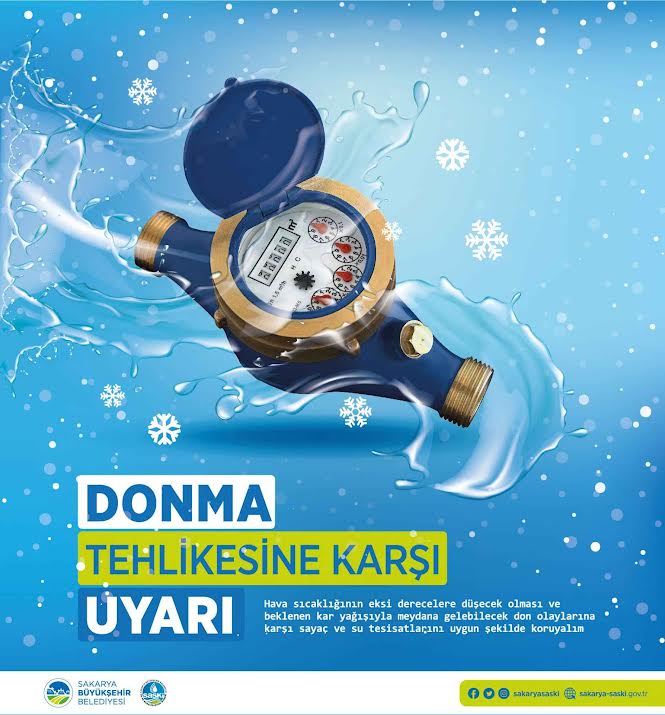 SASKİ'den Abonelerine Don Uyarısı 