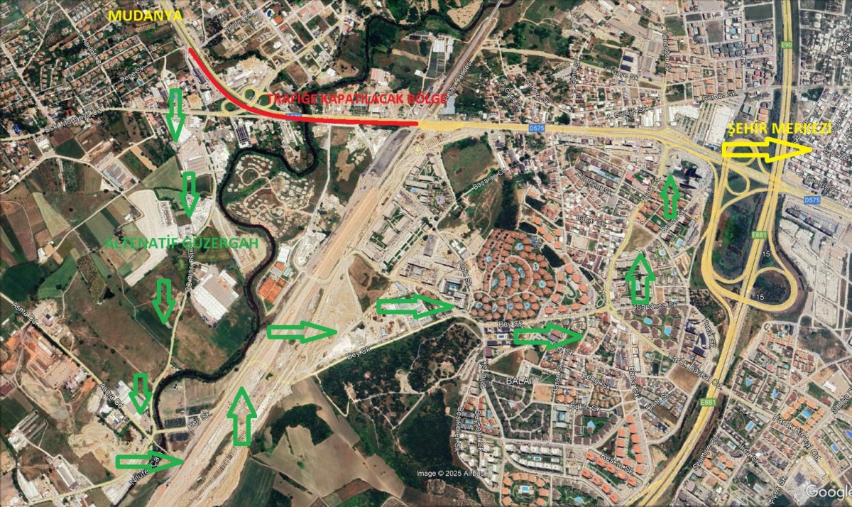 Geçit Köprüsü'nde Trafik Düzenlemesi