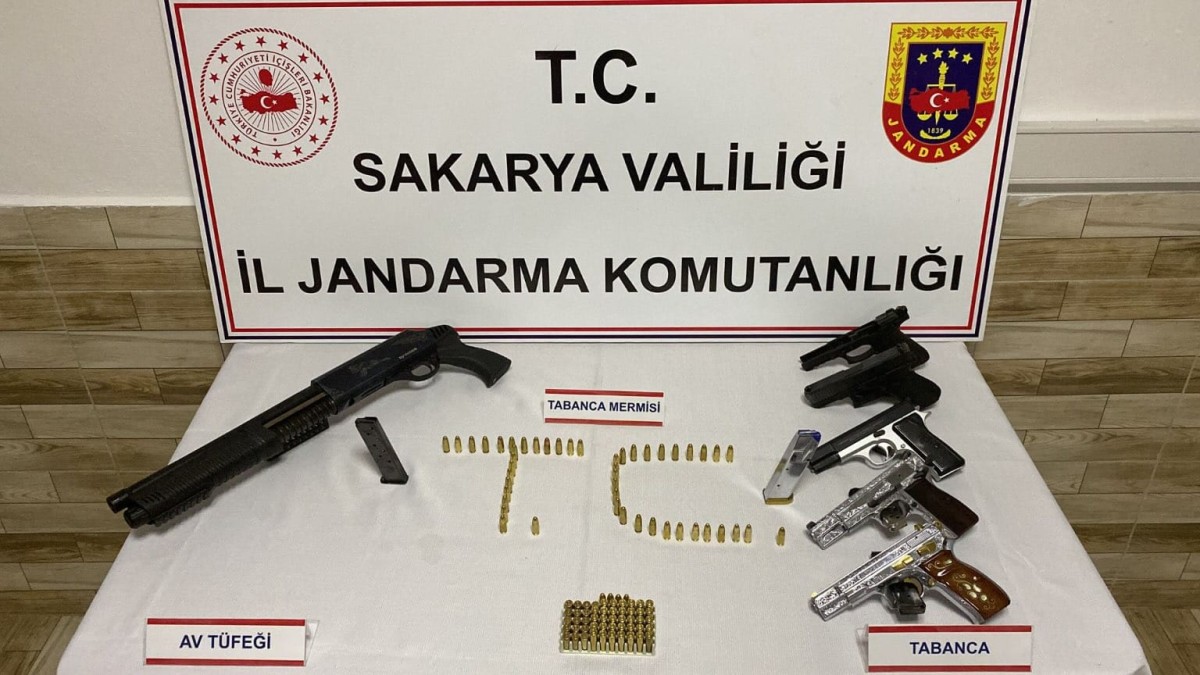 Sakarya’da Kaçak Silah Operasyonu: 1 Tutuklama