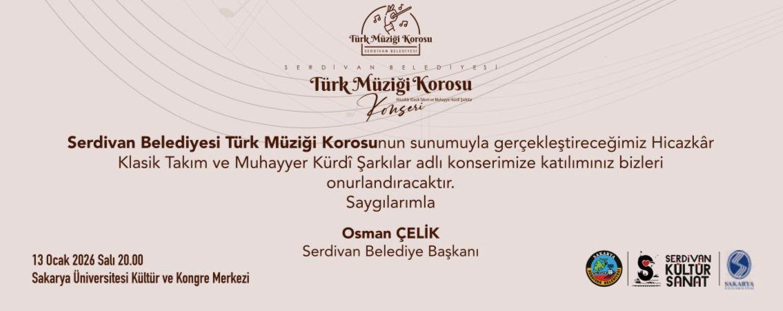 Türk Müziği Korosundan Musiki Ziyafetine Davet