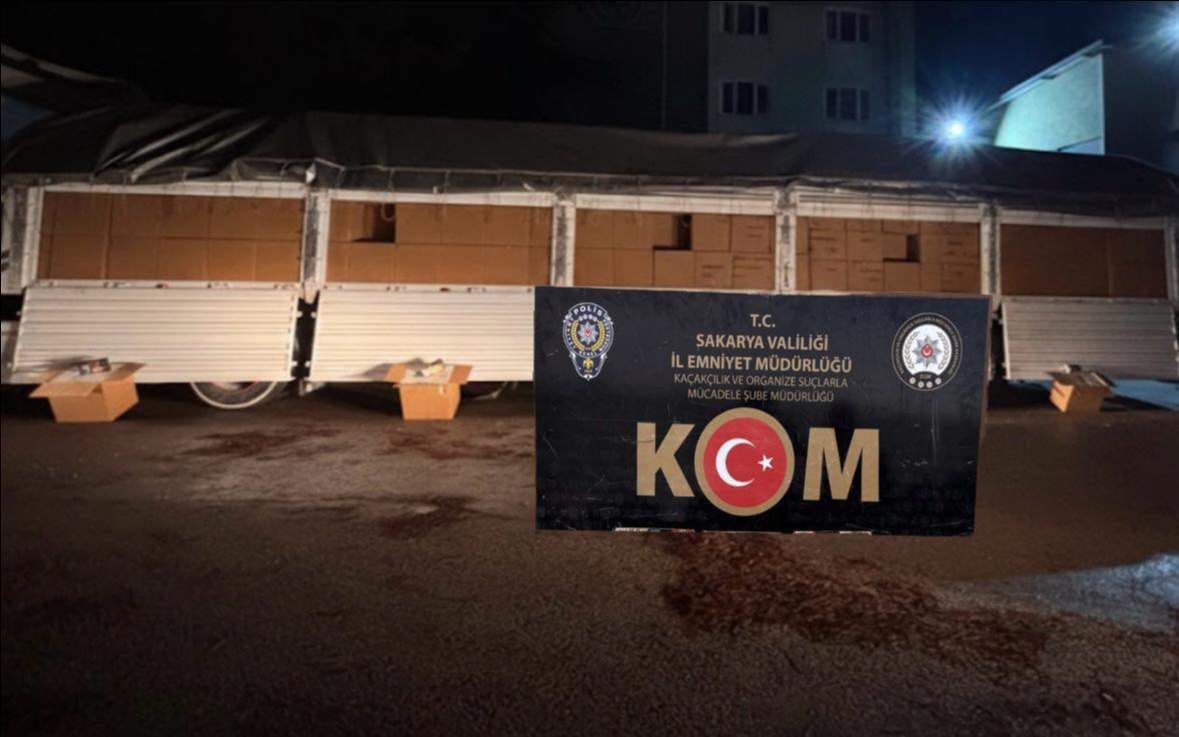 Kaçak Makaron Operasyonu: 8 Milyon Adet Ele Geçirildi