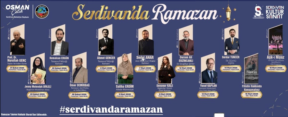 Kültür ve Sanat Dünyasının Öncü İsimleri Serdivan’da