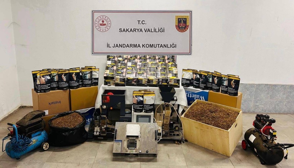 Sakarya’da 2 Milyon Makaron Ele Geçirildi