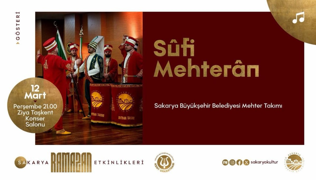 Kültür Sanat Takvimi Sufi Mehteran Gösterisiyle Sürecek