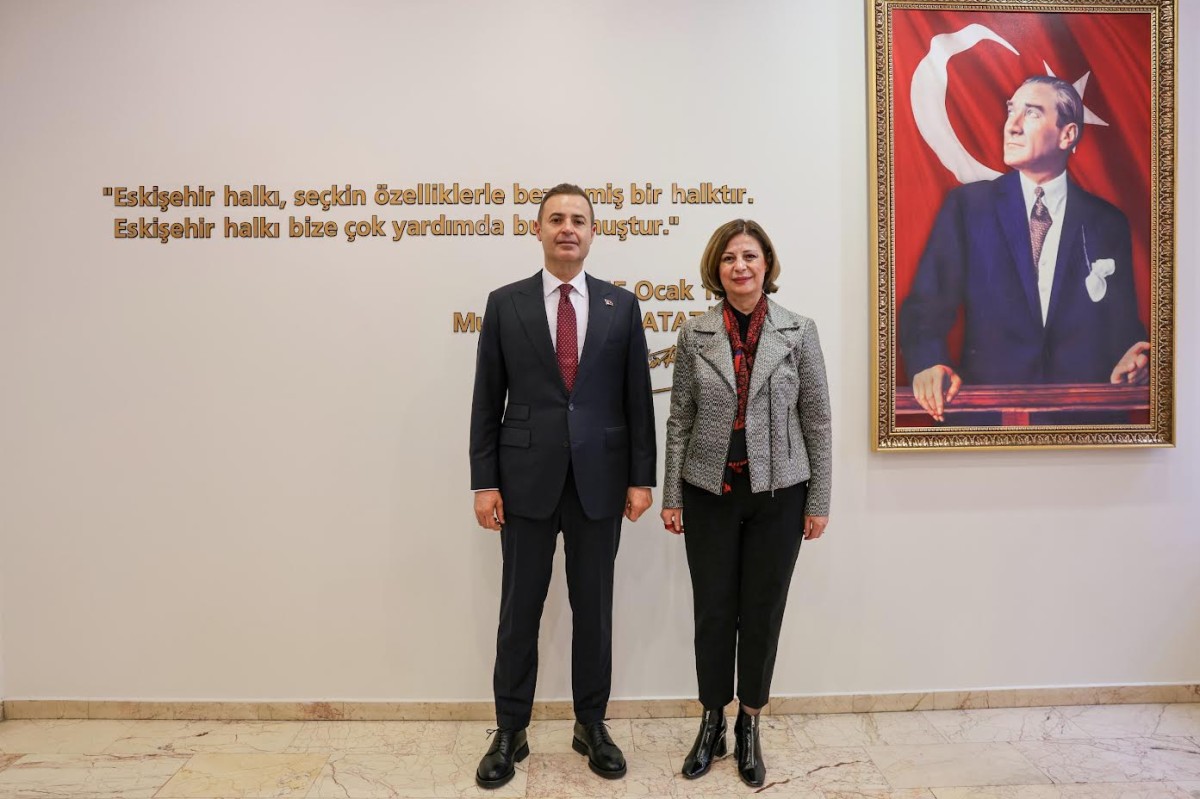 Başkan Akın'dan Başkan Ünlüce'ye Ziyaret