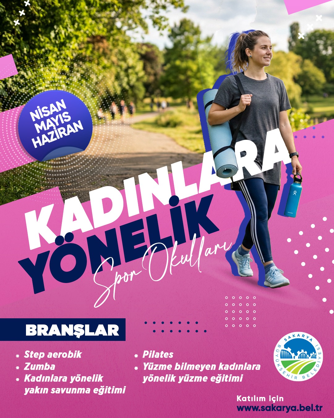 Kadınlara yönelik spor okullarında kayıtlar başladı