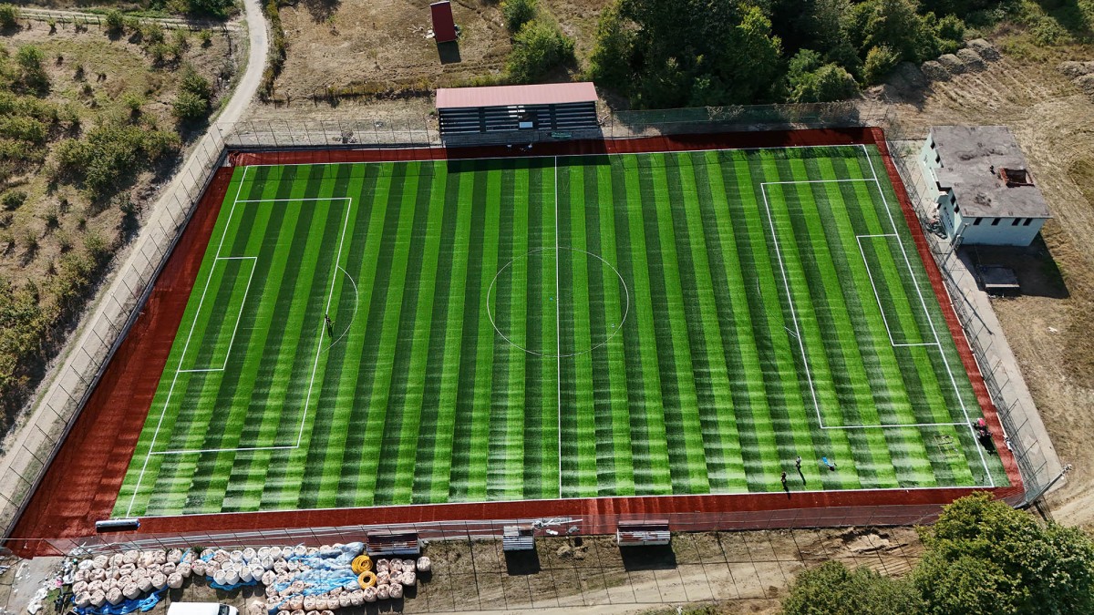 Kışlaçay’ın futbol merkezi yepyeni yüzüyle…