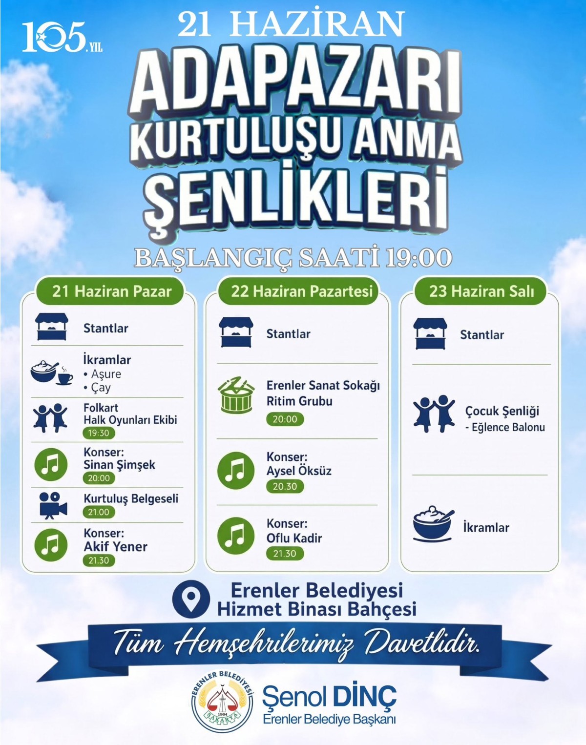 ERENLER’DE COŞKULU KUTLAMA HAZIRLIĞI