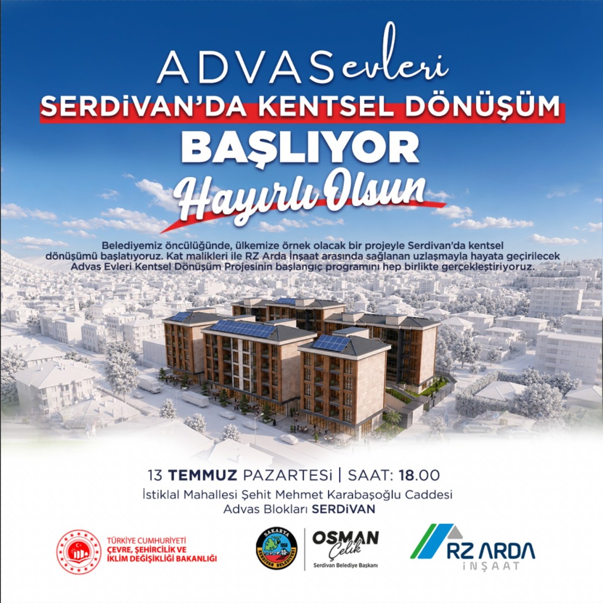 Advas Evleri’nde Kentsel Dönüşümde Yıkım Aşamasına Geçiliyor